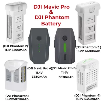 DJI UAV bateria，LiPo Inteligente Voo Bateria DJI Fantasma 2/ 3/ 4 Pro & Adv / Mavic Pro